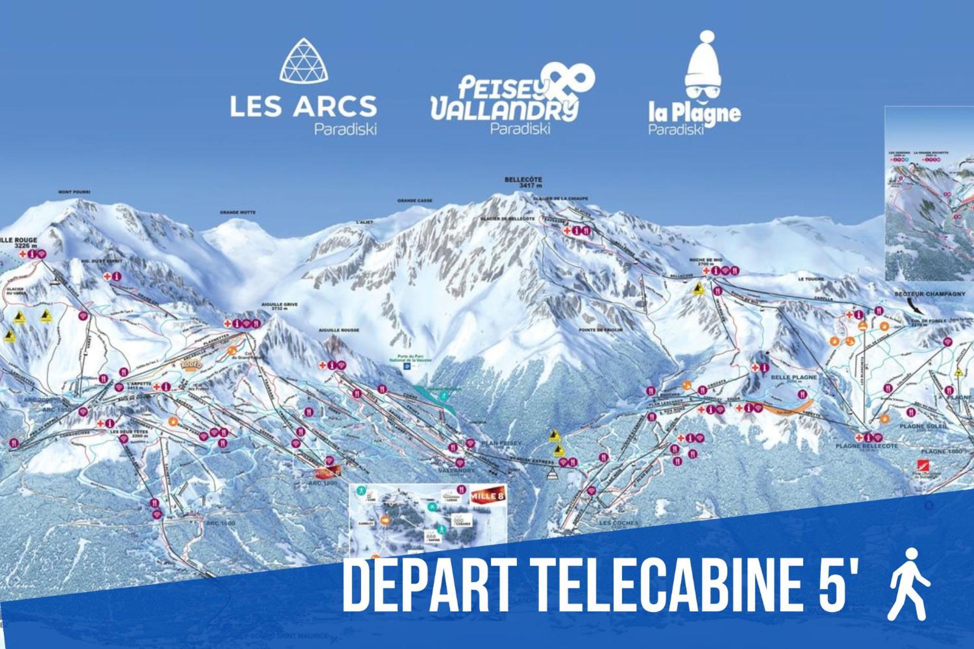 Elegant Et Moderne Avec Vue Montagne Au Coeur De Paradiski - Garage - 8Pers - 90M2 - Sabaudinha La Plagne Kültér fotó